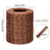 KINGLAKE Floral Wire Vine Wire Bind Wire, Paper Covered Bind Wire, 656 Feet Rustic Wrapping Wire, 2mm Brown Wire for Crafts, Flower Bouquets Crown...