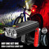 Bike Lights for Night Riding Front and Back 1200 Lumen 6H Spot/Flood/Combo 3 Beams Bike Headlight Aluminum Mounts VASTFIRE USB-C Rechargeable Disp...