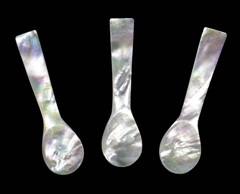 Set of 3 Hand craft Mother of pearl caviar spoon (3 QTY, 3 Inches)...