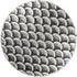 Bezelry 10 Pieces Dragon Scales Metal Shank Buttons. 23mm (7/8 inch) (Antique Silver)...