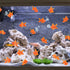 60 Pcs Fake Goldfish Plastic Fish Artificial Aquarium Fishes Floating Moving Realistic Orange Goldfish Fake Fish Ornament Decorations for Tank Pon...