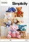 Simplicity Patterns ONE, Sizes Vary...