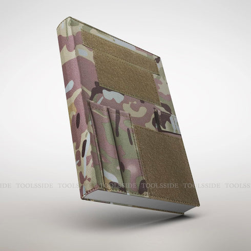 Tactical Notebook Cover - Army Tactical Notebook Cover 5.5" x 8.4" - Water-proof Nylon Military Notebook Cover - Weatherproof Fabric Cover Tactica...