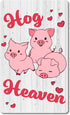 Pig Sign For Home Wall Decor | Metal Signs 12 x 8 in. Three Little Pigs Hog Heaven...