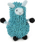 goDog Llamas Noodle Squeaky Plush Dog Toy, Chew Guard Technology - Blue, Small...