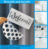 Welcome Stencils for Painting on Wood Half Round Stencils for Wood Sign Hello Half Circle Stencils for Crafts Reusable (14Pcs)...