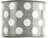 MEEDEE Grey Ribbon with Polka Dots Grey Burlap Ribbon 2.5 Inch Grey and White Ribbon Gray Wired Ribbon for Baby Shower Wreath Farmhouse Decor Door...