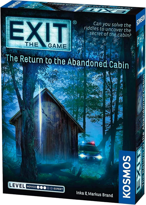 EXIT: The Return to The Abandoned Cabin | EXIT: The Game - A Kosmos Game | Family-Friendly, Card-Based at-Home Escape Room Experience | Collaborat...