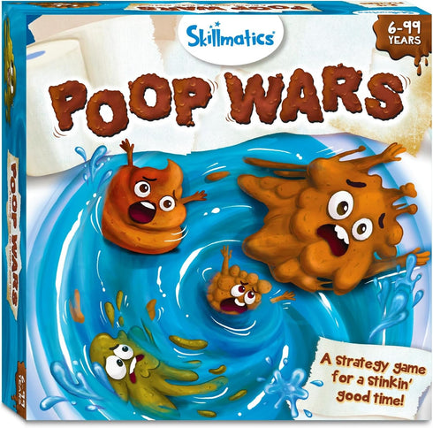 Skillmatics Card Game - Poop Wars, Fun & Fast-paced Game of Strategy, Party Game for Kids for Girls & Boys Ages 6, 7, 8, 9 & Up...