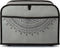 kwmobile Cover Compatible with 2 Slice Toaster - Cover for Toaster - Indian Sun Grey...