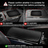 Amiss Car Center Console Pad, Universal Waterproof Car Armrest Seat Box Cover, Car Interior Accessories, Carbon Fiber PU Leather Auto Armrest Cove...