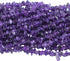 90 Inches Amethyst Irregular Shaped Crystal and Healing Tumbled Chip Stone Beads for Jewelry Making...