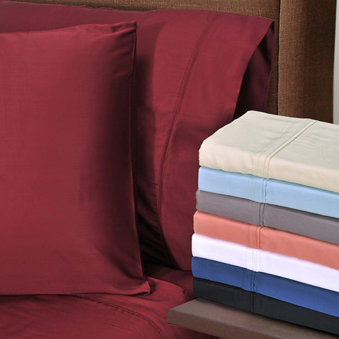 Superior MO300KGPC SLIV, 100% Modal from Beech 300 Thread count Envelope closure pillowcases, King, Ivory, 2 Piece...