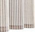 Vangao Stripe Farmhouse Kitchen Curtains 36 Inch Length Linen Blend Cafe Curtains Tickingstripe Tier Drapes Pinstripe Semi-Sheer Small Window Trea...
