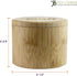 Totally Bamboo Salt Cellar Bamboo Storage Box with Magnetic Swivel Lid, 6 Ounce Capacity, Salt Engraved on Lid...