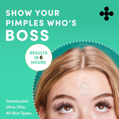 Dots for Spots Pimple Patches for Face - Pack of 60 Hydrocolloid Blemish Patch - Invisible Zit Stickers Treatment for Face and Body - Mighty, Fast...