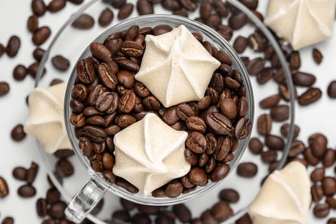 Krunchy Melts Original Meringue Cookies | Cappuccino Flavor | Only 80 Calories Per Serving | Fat Free, Gluten Free, Dairy Free (4 Oz)...
