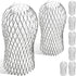 8-Pack Aluminum Gutter Guard Filters - Weather-Resistant Leaf Strainers for Downspouts - Easy Install, Rust-Proof Mesh - 3.5" Width, 6.5" Height...