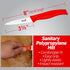 Paring Knife, German Stainless Steel Blade, 8 Inches, 3/12 Inch Blade, Red...
