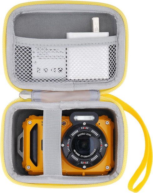 Waterproof Camera Case Compatible with Kodak PIXPRO WPZ2 - Provides Rugged Protection.(Case Only) (Yellow)...