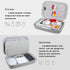 Canboc Hard Electronic Organizer Travel Case Electronics Accessories Cable Gadget Wire Storage Bag Double Layer Shockproof Box for Charger, Cord, ...