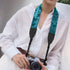 Padwa Lifestyle Velvet Camera Strap - 2" Wide Full Grain Cowhide Head Soft Velvet Straps for Photographers,Complimentary 2 Pcs Quick Release for A...