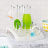 Munchkin® Baby Bottle and Sippy Cup Cleaning Set, Includes Countertop Drying Rack and Bristle Bottle Brush, Grey...