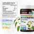 Resveratrol Gummies - Potent Resveratrol 1000 mg Organic Supplement - Bioavailable 98% Pure Trans Resveratrol - Antioxidant Support - 60 Vegan Che...