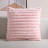 Super Soft Throw Pillow Cover 20x20 Double Side Home Decor Faux Fur Pillowcase Bold Stripe Extra Thick Cushion Cover for Couch 100% Polyester, 50x...