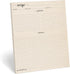 321Done Recipe Paper, Made in USA - 8.5x11 Tan, Full Page Blank Recipe Paper to Write in Your Own Recipes, Minimalist Letter Size Refill Pages for...