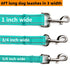 6FT Reflective Dog Leash for Large&Medium and Small Dogs, Strong and Durable Nylon Leashes for Walking and Training, Heavy Duty 6 Foot Dog Leash w...