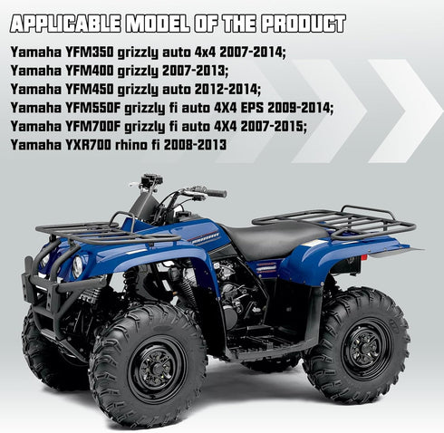 Sollon Oil Filter for Yamaha Grizzly 660 350 450 400 550 700 YFM350 Grizzly 350 auto 2x4 4x4 2007-2014 YFM660 Grizzly 660 auto 4x4 2007-2008 YFM70...