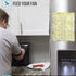 Air Fryer Magnetic Cheat Sheets, Multicooker Cheat Sheet Recipe Magnets, with Cooking Temperature, Time & Size Chart Conversion Measurement, Orang...