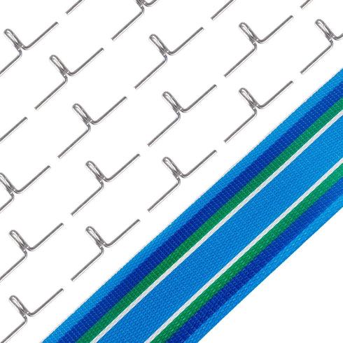Lawn Chair USA Webbing Clips for Macrame Chair Frame, 30 Pack...