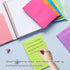 (9 Pack) Lined Sticky Notes 4x6 in Post Sticky Notes with Lines, 9 Bright Colors Large Ruled Post Sticky Colorful Super Sticking Power Memo Pads S...