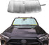 Front Windshield Sunshade - JeCar for 4runner Sunshade Car Sun Shade Heat Shield Custom-fit Sunshade Sun Visor Mat for 2017 2018 2019 2020 2021 20...