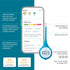 Kinsa Smart,Fever, Digital Medical Baby, Kid and Adult Termometro - Accurate, Fast, FDA Cleared Thermometer for Oral, Armpit or Rectal Temperature...