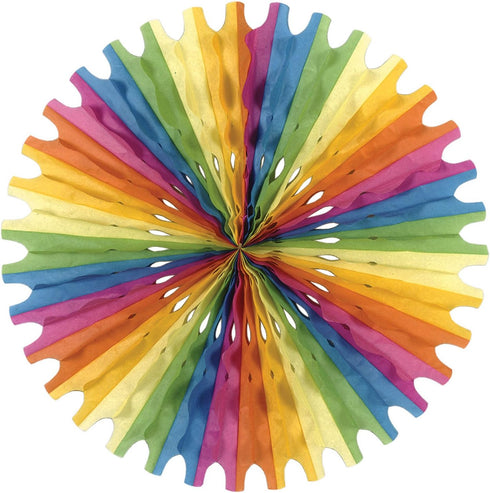 Beistle Multi-Color Tissue Fan...