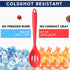 Boao 4 Pcs Silicone Cooking Spoons Set Silicone Serving Spoon Silicone Nonstick Mixing Spoons Slotted Spoons Large Nonstick Heat Resistant Spoons ...