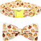 Dog Collar, Thanksgiving Dog Collar Turkey Pet Collar Bow Holiday Dog Collar Bows Girl Boy Bow Dog Collar Puppy Collar Adjustable Dog Collar for X...