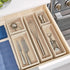 iDesign Renewable Paulownia Wood Collection Drawer Storage Organizer Bin, 3.3" x 5" x 2.5", Natural...