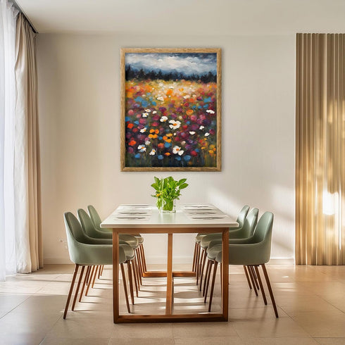 Posterizer 1 pcs-floral- plants design for nature lovers-oil painting style 12-Floral & Botanical Art-Landscape & Nature Art-Decor for Home & Offi...