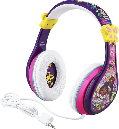 eKids Disney Encanto Headphones for Kids, Wired Headphones Includes Headphone Splitter...