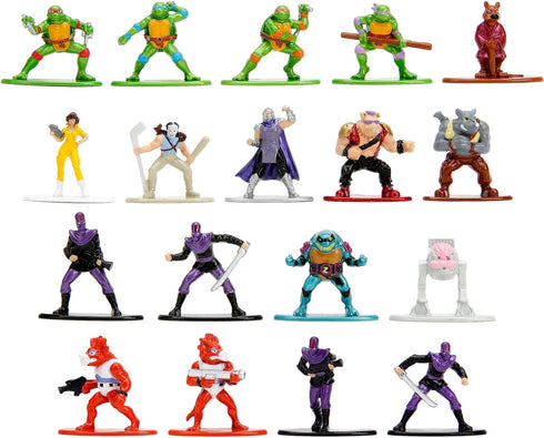 Teenage Mutant Ninja Turtles 1.65" 18-Pack Series 1 Die-cast Figures, Toys for Kids and Adults...