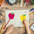 480 Sheets Apple Sticky Notes Apple Shape Post Notes Colorful Note Pads Back to School Memo Sticky Tabs Cute Expressions Notepads Easy to Post for...