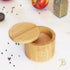 Totally Bamboo Salt Cellar with Swivel Lid – Bamboo Spice Box Storage Container for Kitchen Countertop with Magnetic Closure – Ideal for Sea Salt,...