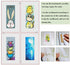 Maydear 4 PCS Cross Stitch Bookmark Kits, Stamped DIY Embroidery Bookmark Kit for Kids Adults Beginners, 18CT 2 Strands 1.85" ? 4.84" - Quadruple ...