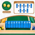 1-4 Players Shut The Box Dice Game, 10 Numbers Traditional Wooden Pub Bar Board Family Table Mat Game Dice for Kids and Adults...
