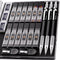 Nicpro 2mm Metal Mechanical Pencil Set with Case, 3PCS Lead Pencil Holder 2.0 mm with 144PCS Lead Refills (4H 2H HB 2B 4B 6B Color), Eraser, Sharp...