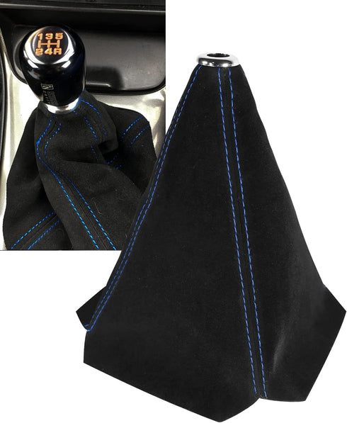 ESEWALAS Universal Shift Boot Cover,Car Gear Gaiter Shifter Boot,Car Shift Boots Shift knob Dust Cover,Leather Manual/Auto Shifter Shift Boots Cov...
